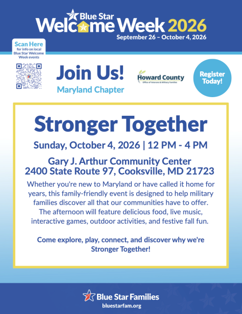 Blue Star Advertisement Flyer